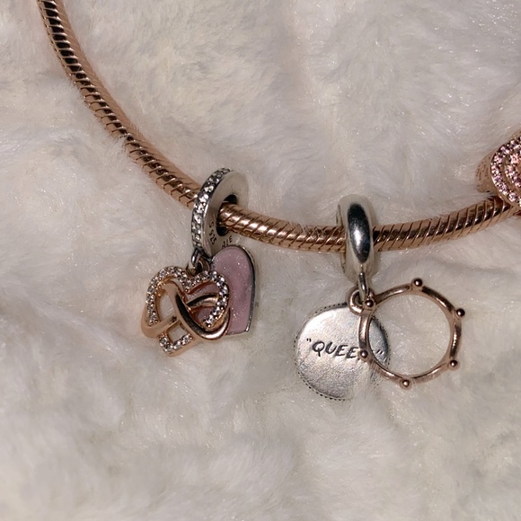 Rose Gold Pandora Charm Bracelet - Picture 5 of 5